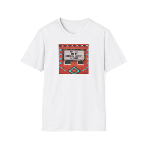 T-Shirt — 'Not That Bad My Emotional Support Alpaca Is' Southwestern Graphic Tee