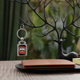 Rectangle Keyring - Dinosaurs Never Had Tacos, Now They're Extinct
